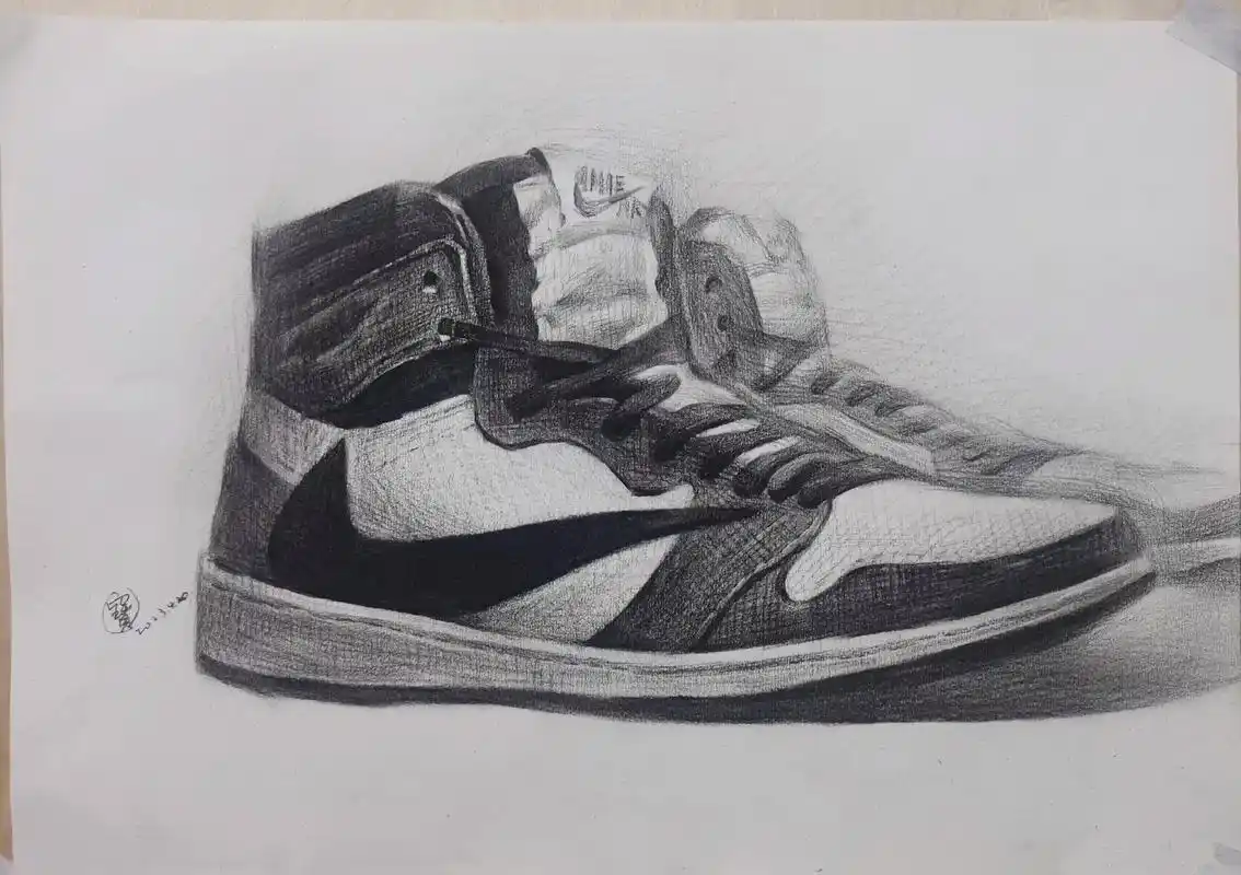 【素描】鞋子.#素描 #画画 #美术生 - 抖音