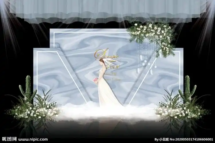 婚礼喷绘素材设计图__效果图_环境设计_设计图库_昵图网nipic.com