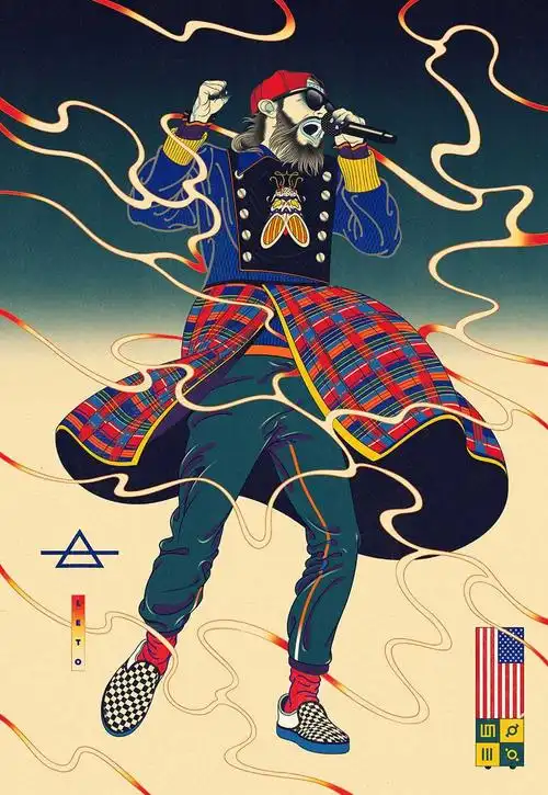 澳大利亚设计师andrewarcher的插画风格极为日系