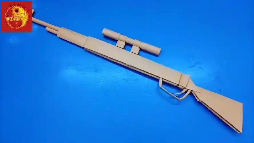吃鸡神器!手工折纸98k毛瑟步枪,造型超帅,用a4纸轻松完成-网易公开课