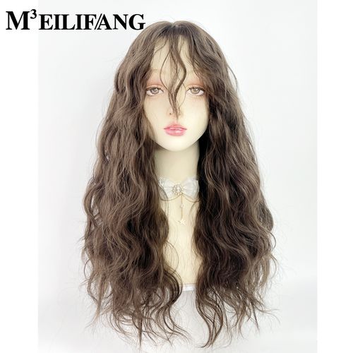 法式羊毛卷假发全头套女卷发lolita洛丽塔中长发卷刘海港风蛋卷头