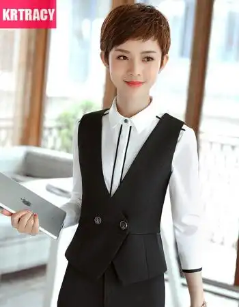 krtracy职业装女装套装春夏2018新款时尚西装商务气质面试正装西服