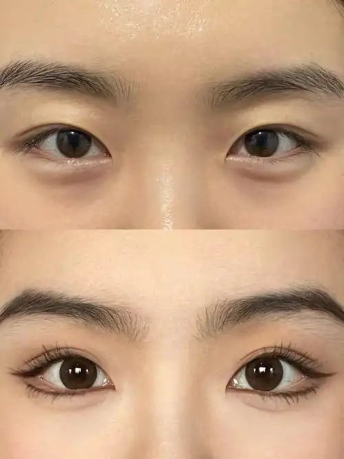 这个眼妆内双跟着画就对了