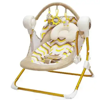 出口婴儿摇椅电动安抚躺椅宝宝摇篮床折叠秋千摇摇椅哄睡器 标准版