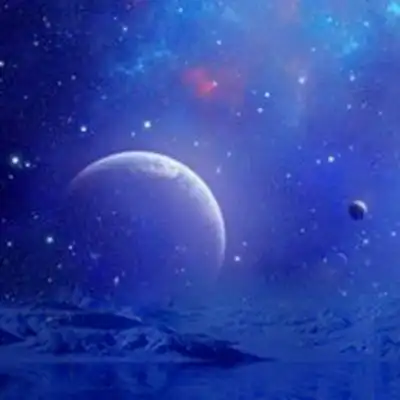 唯美夜晚星空头像