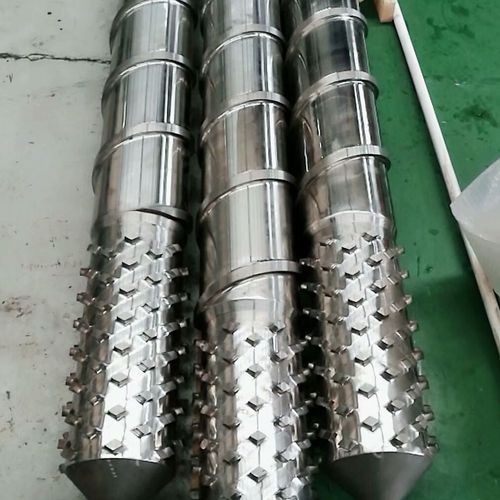 现货供应各种挤出机吹膜机锥双机筒螺杆