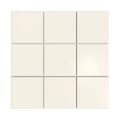 白色日式米白九宫格马赛克哑光瓷砖浴室卫生间厨房釉面砖