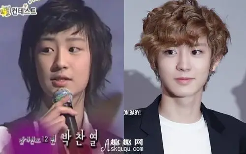 朴灿烈整容对比照 朴灿烈亲吻郑秀晶图片