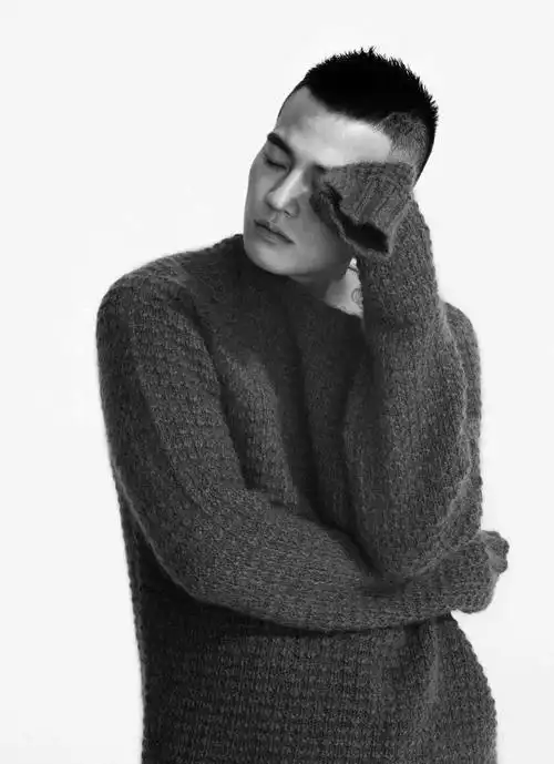 欧豪黑白极简帅气写真高清图片29