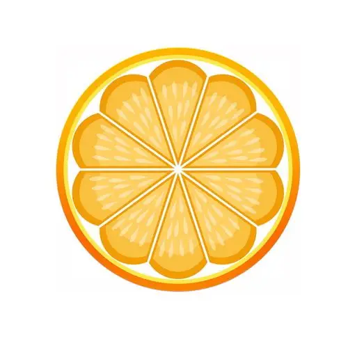 切开的橙子图案442867png图片素材