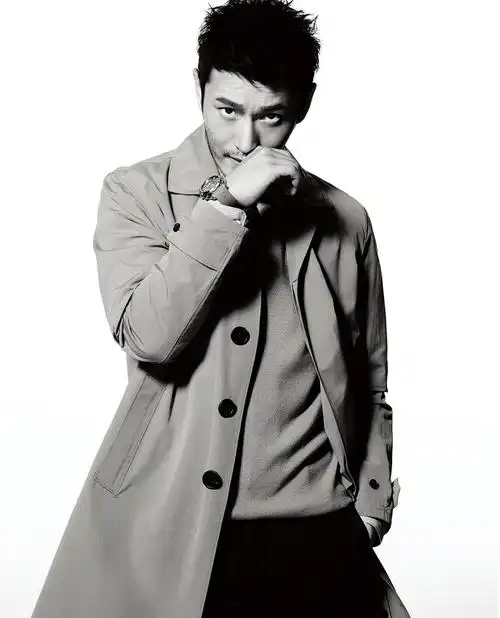 黄晓明冷峻时尚大片 柔情不羁诠释成熟男人心_明星_美桌网