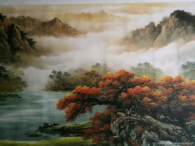 张震鸣山水《江山如画》