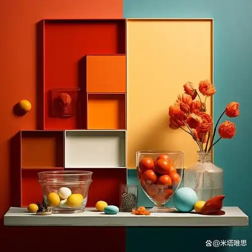 色彩对比构图的概念,特点和技巧