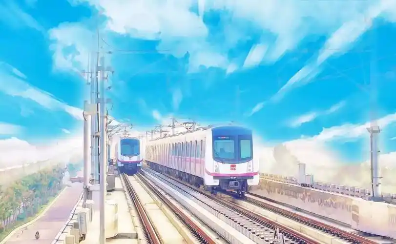 地铁美图当西安地铁碰撞二次元丨美哭