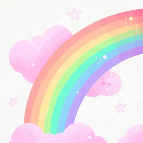 可爱的彩虹矢量素材aieps