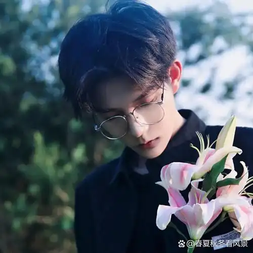 男生头像冷酷帅气侧脸真人