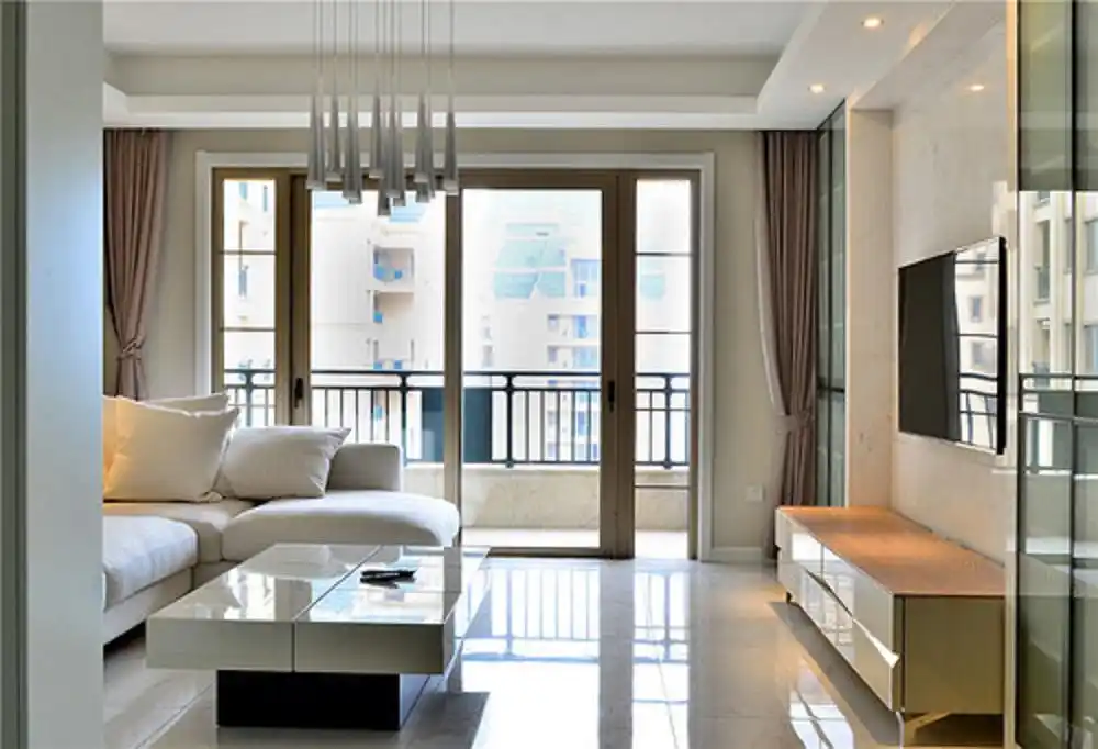 105平米三居室的现代风格案例全包只花12万百步亭江南郡装修