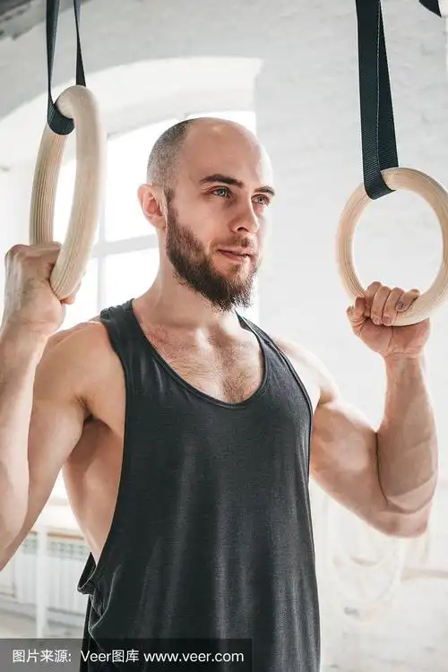 吊环,交叉训练,男性,男人,垂直画幅