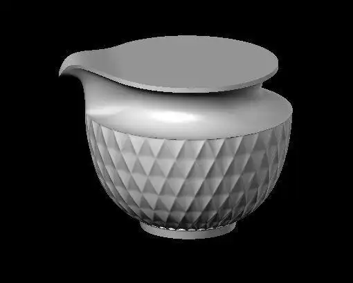 3d建模机雕陶瓷杯-设计案例_彩虹设计网