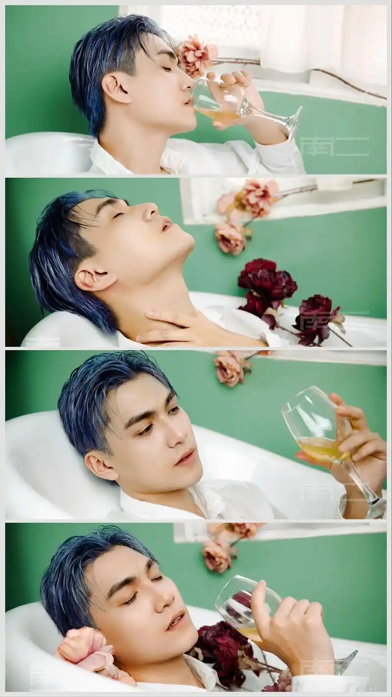 南二 naner / 冰蓝色.男生发色推荐 别在青春留下遗憾 - 抖音