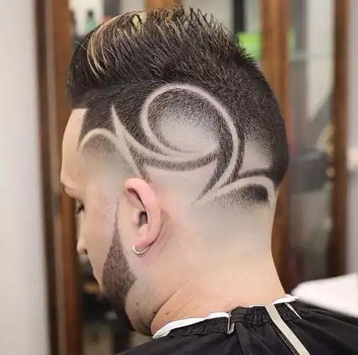 今年流行的男士雕刻发型