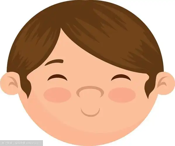 可爱的小男孩头