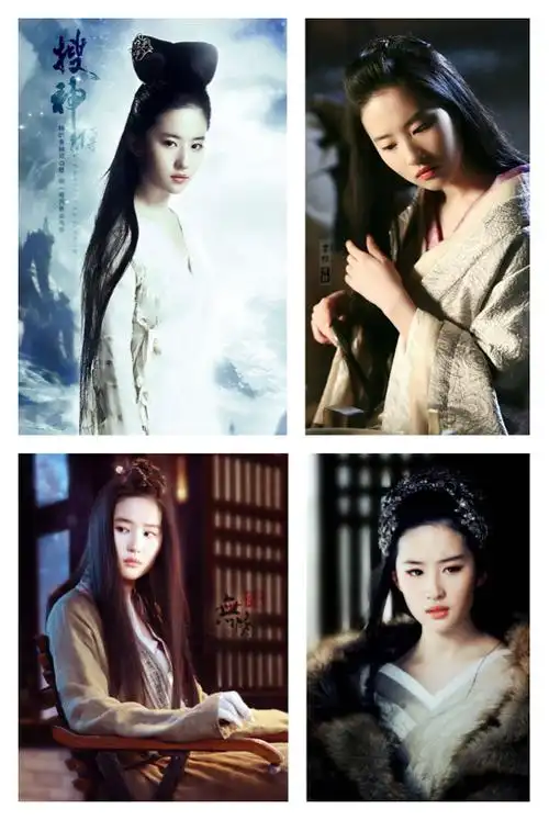 刘亦菲《玫瑰故事》黄衣路透明艳,14-34岁颜值变化,不愧是天仙