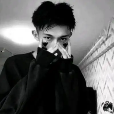 2022男生黑白头像冷酷忧伤帅气很有范的