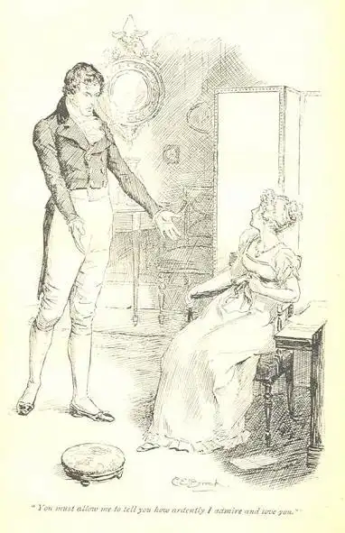 傲慢与偏见 插图 - katy - 7月秋----cu