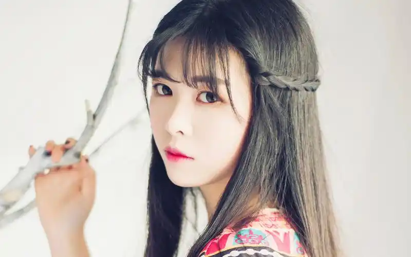 清纯美女森系风格唯美写真电脑桌面壁纸