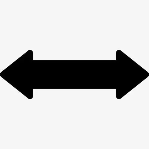 双水平的箭头图标