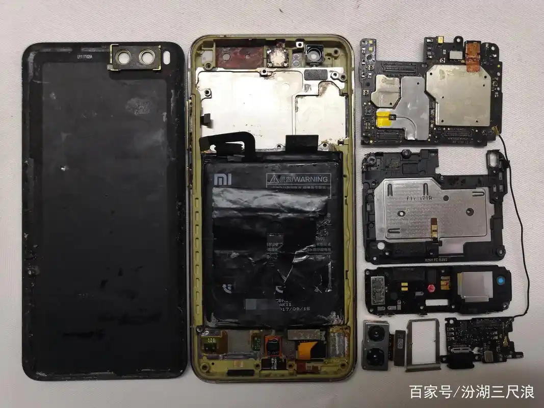 小米6手机拆机图解,内部结构图