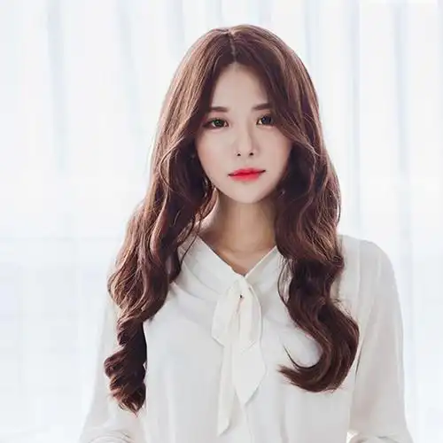 新款时尚假发女 中分长卷发逼真气质修脸神器发型厂家一件起批