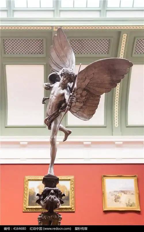 澳洲阿德莱德博物馆的丘比特雕塑