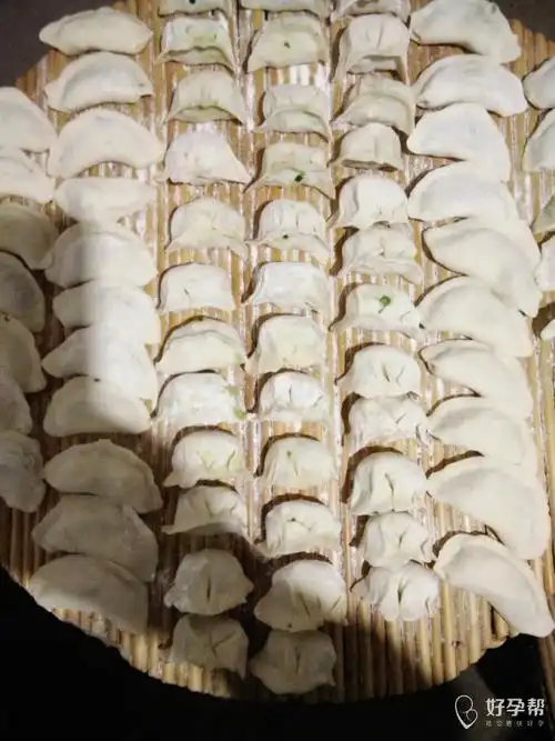 晒一晒自己包的饺子