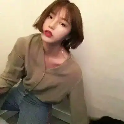 韩范高冷短发女生头像高清潮流的韩范短发女生头像高冷图片