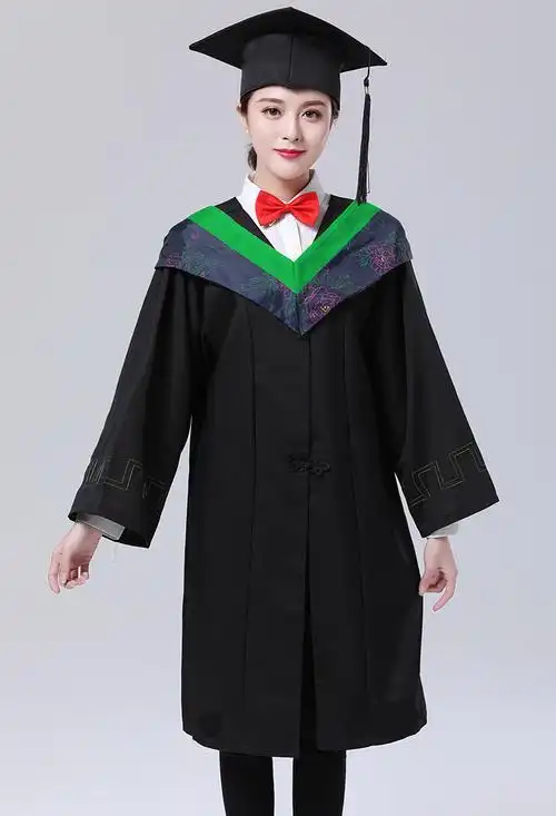 熹卡龙学士服学位毕业礼服大学生男女学院风工科本科文科硕士博士导师