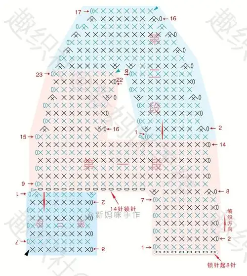 钩针字母小挂件图解