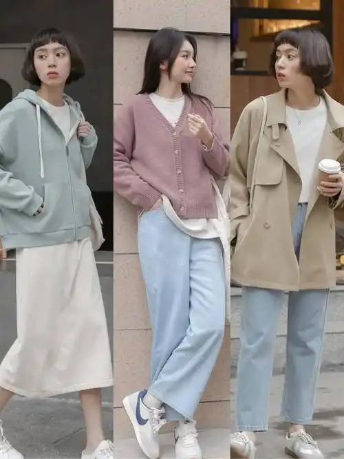 原创春夏穿什么色彩好看这些柔和色穿搭减龄时髦还显白