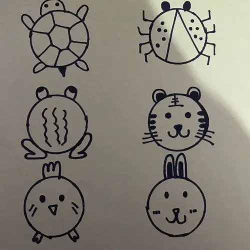 【石泉幼儿园中班段微课堂四十六 巧手绘画《圆形创意画》