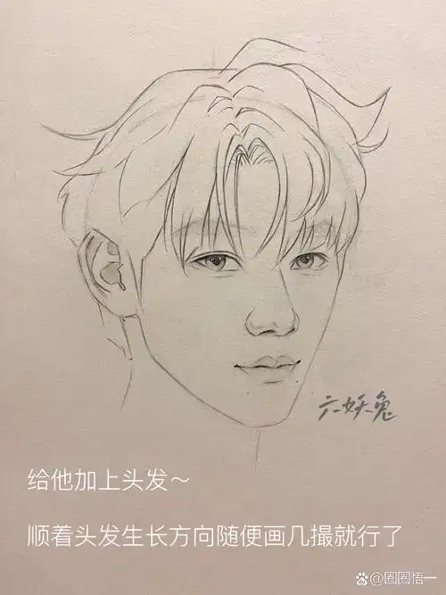 手把手教你画张真源 看图说话