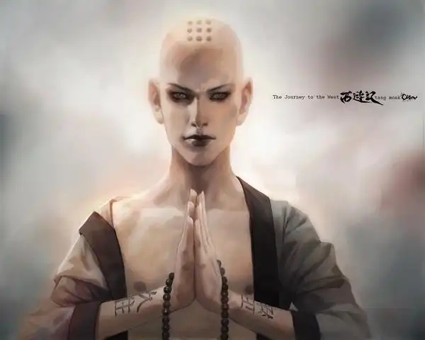 插画冯伟《暗黑西游记》----三藏法师