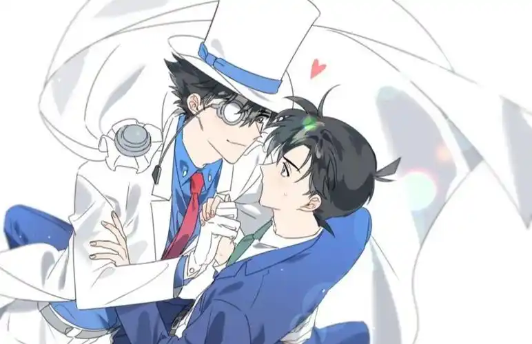 "工藤新一不能考公了",原来他和怪盗基德是堂兄弟