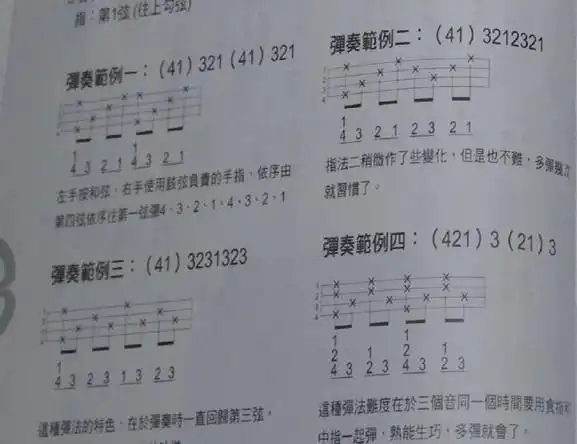 尤克里里右手节奏练习