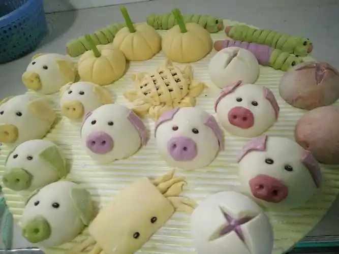 南瓜紫薯花样馒头怎么做_南瓜紫薯花样馒头的做法_豆果美食