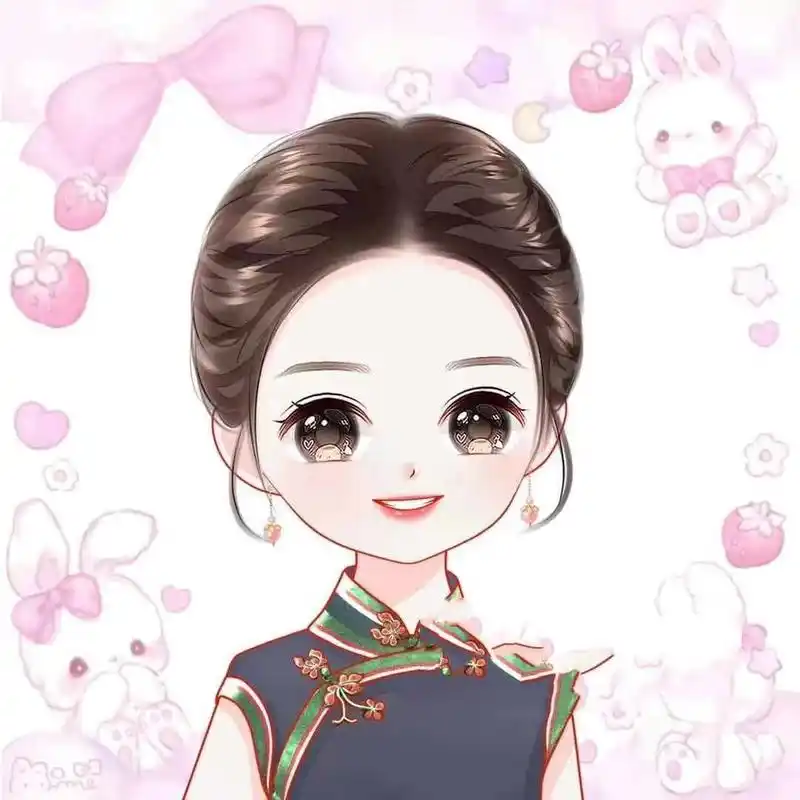 适合女生的好运手绘头像,美美哒97 96适合女生的好运手绘头像