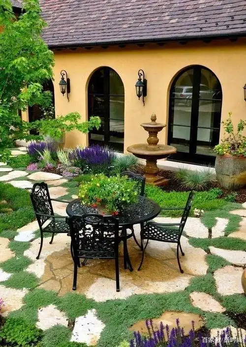 14款"花园院子"设计,喝茶赏蒲,享受难得休闲时光!