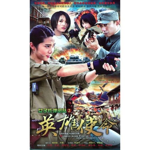 erilles女子2之英雄使命 dvd电视剧碟片光盘  王珂 抗日战争