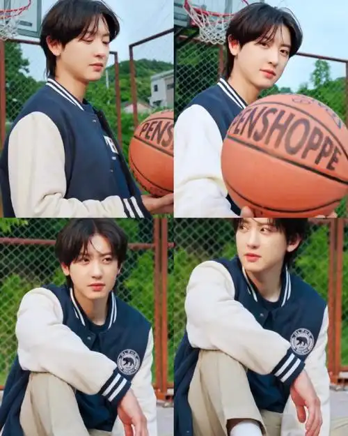 90#朴灿烈全肯定# 90#朴灿烈solo概念照# 90 看到篮球向小狗,就