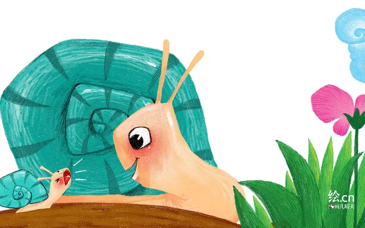 健康绿色护眼儿童手绘插画唯美大自然桌面壁纸第二辑